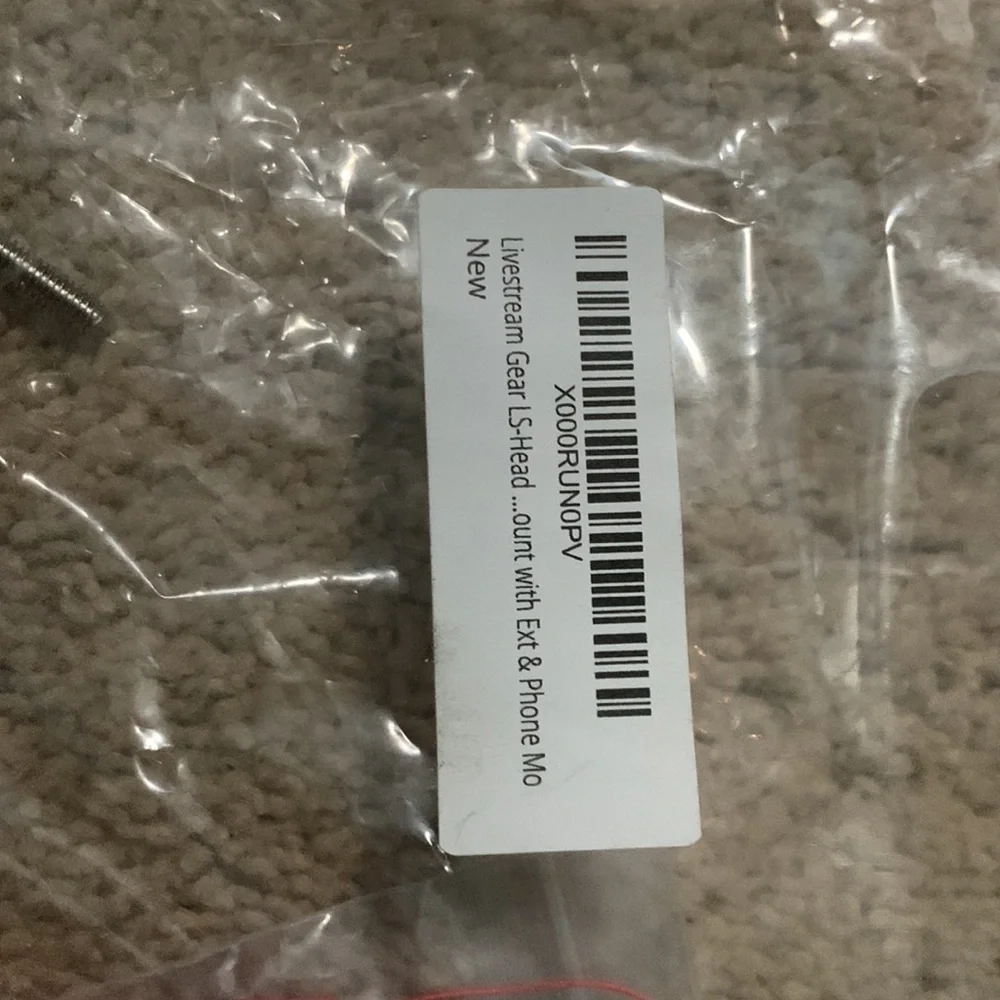 Livestream gear head mount for phone